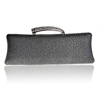 ONDY NewFashion Demure Clutch Evening Bag (Gray)