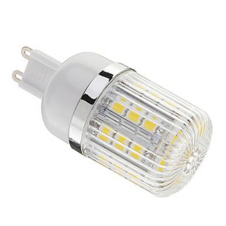 Dimmable G9 3W 27xSMD 5050 350LM 3000 3500K Warm White Light LED Corn Bulb(AC 110 130V)