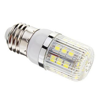 Dimmable E27 3W 27xSMD 5050 350LM 6000 6500K Cool White Light LED Corn Bulb(AC 220 240V)