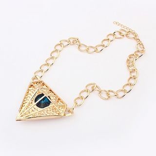 Shadela Triangle Gold Fashion Necklace CX134