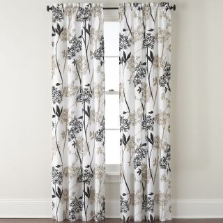 Park B. Smith Saone Rod Pocket Curtain Panel, White