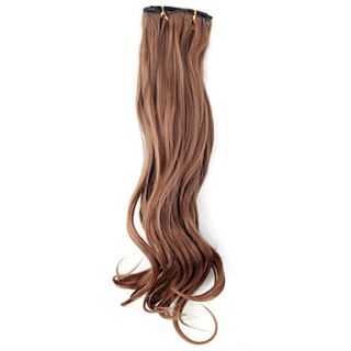 High Quality Synthetic 45cm Clip In Silky Wavy Hair Extension (6 Colors to Choose)