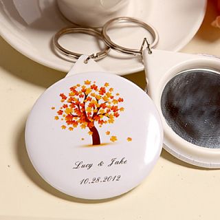 Personalized Mirror Key Ring   More Designs (Set of 12)