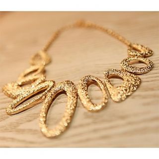 Shadela Geometrical Shape Gold Fashion Necklace CX130 1