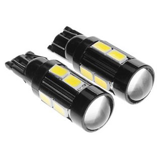 T10 5630 10 SMD WARM WHITE High Power LED Car Lights Bulb