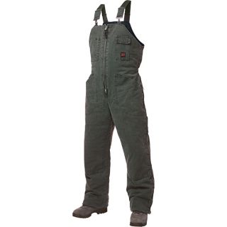 Tough Duck Washed Insulated Overall   L, Moss
