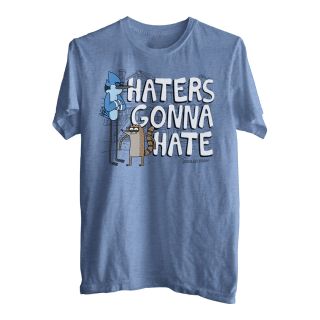Haters Gonna Hate Graphic Tee, Blue, Mens