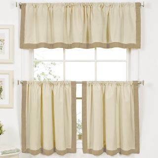 Wilton Rod Pocket Window Tiers, Linen