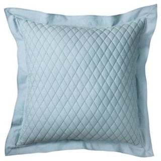 Threshold Quilted Euro Decorative Pillow   Aqua