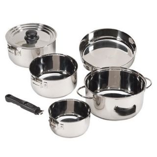 Stansport Deluxe Family Stainless Steel Cook Set