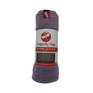 DragonFly Microfiber Yoga Mat Towel, Purple