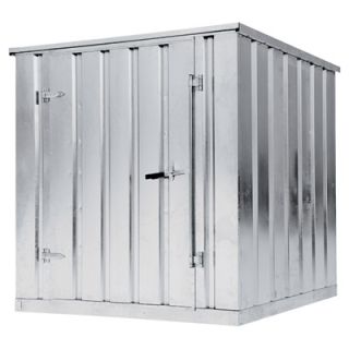 West Galvanized Storage Building Container Kit   2000 Lb. Capacity, 275 Cu. Ft.,
