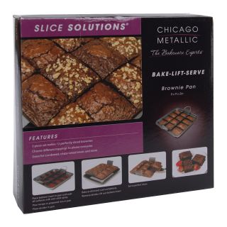Slice Solutions 9 Brownie Pan with Divider