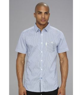 Marc Ecko Cut & Sew Stripe Out Shirt Mens T Shirt (Blue)
