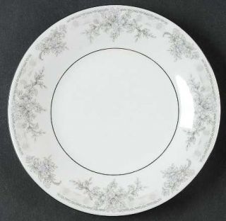 China Pearl Olivia Bread & Butter Plate, Fine China Dinnerware   Lilac/Gray/Whit