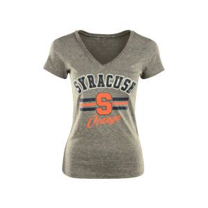 Syracuse Orange Colosseum NCAA Womens Stripes V Neck T Shirt