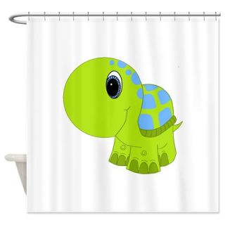  Blue and Green Baby Turtle Shower Curtain  Use code FREECART at Checkout