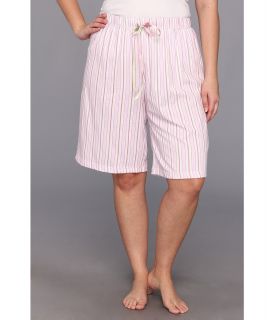 Karen Neuburger Plus Size My Cuppa Tea knCool Bermuda Short Womens Pajama (Pink)