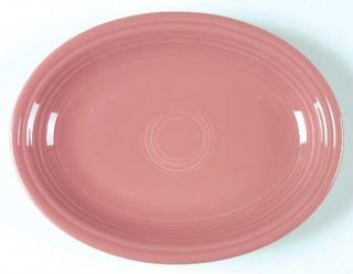 Homer Laughlin  Fiesta Rose (Newer) 11 Oval Serving Platter, Fine China Dinnerw