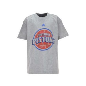Detroit Pistons adidas NBA Youth Vintage Logo T Shirt