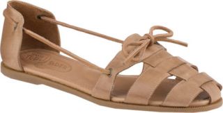 Womens Sperry Top Sider Shae   Cognac Leather Sandals