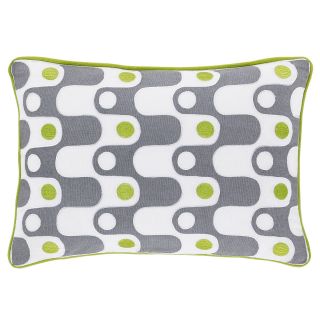 HAPPY CHIC BY JONATHAN ADLER Charlotte Squiggle Decorative Pillow, Green