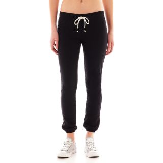 City Streets Cropped Sweatpants, Black, Womens
