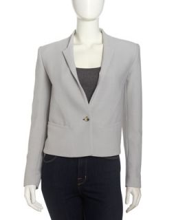 Boxy Suit Jacket, Plaster