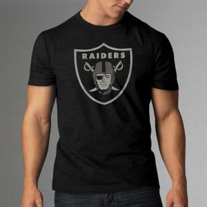 Oakland Raiders 47 Brand NFL Logo Scrum T Shirt