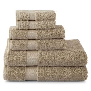 JCP Home Collection  Home 6 pc. Bath Towel Set, Linen