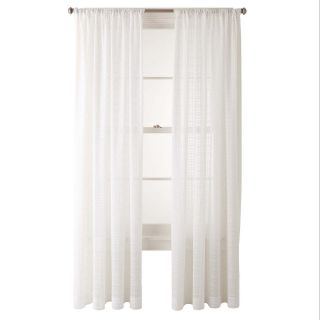 JCP Home Collection  Home Alexander Rod Pocket Sheer Panel, White