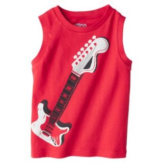 Circo Infant Toddler Boys Guitar Muscle Tee   Cherry Tomato 2T