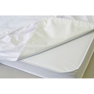 La Baby Waterproof Compact Crib Mattress Cover In Neutral