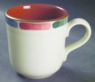 Noritake Warm Sands Mug, Fine China Dinnerware   Concept 1,Terracotta,Blue,Green