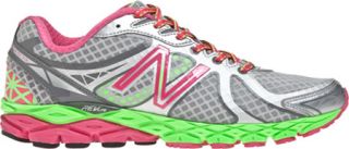 Womens New Balance W870v3   Grey/Pink Running Shoes