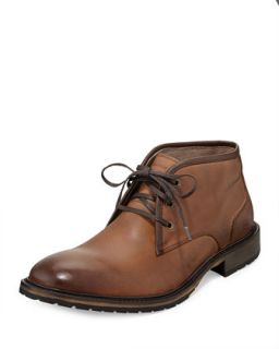 Leather Lace Up Desert Boot, Brown