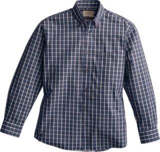 Mens Cabelas Outfitter Series Care Free Cotton LS Plaid Shirt T   Andes Plaid (X L)