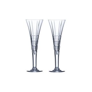 Mikasa Avenue 2 Piece Champagne Flute Glasses