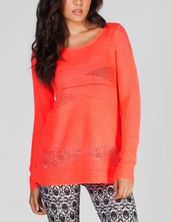 Spearz Womens Sweater Coral In Sizes Medium, Large, Small For Women 2