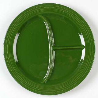 Homer Laughlin  Fiesta Forest Green (Older) Grill Plate, Fine China Dinnerware  