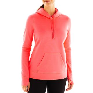Xersion Performance Pullover Hoodie   Petite, Tropical Coral, Womens