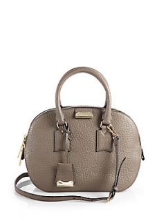 Burberry Orchard Satchel Tote   Pale Taupe