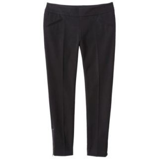 Mossimo Womens Side Zip Ankle Pant   Black 14
