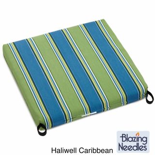 Blazing Needles Patterned All weather Outdoor Rocker Chair Cushion