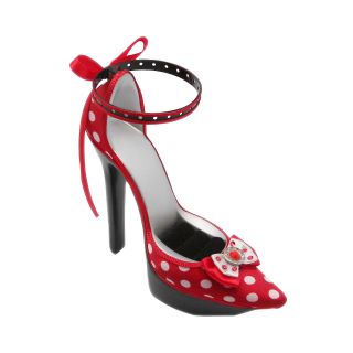 Red Polka Dot Shoe Earring & Ring Holder