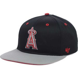 Los Angeles Angels of Anaheim 47 Brand MLB Red Under Snapback Cap