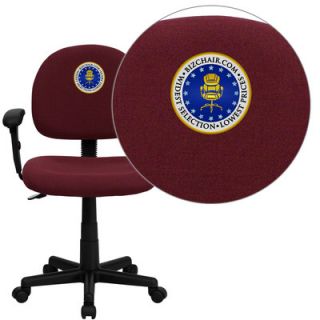 FlashFurniture Personalized Mid Back Ergonomic Task Chair BT 660 Color Burgu