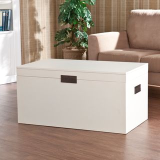 Upton Home Barclay White Trunk Cocktail Table