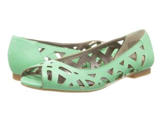 BC Footwear One Night Womens Dress Flat Shoes (Green)
