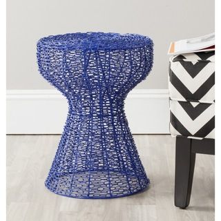 Tabitha Dark Blue Iron Chain Stool (Dark blueMaterials IronDimensions 21.3 inches high x 15.4 inches wide x 18.3 inches deepThis product will ship to you in 1 box.Furniture arrives fully assembled )